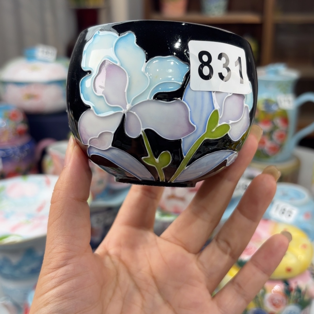 景德镇手绘高温釉下彩陶瓷茶具