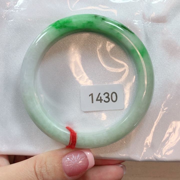 翡翠手镯未镶嵌天然翡翠手镯58