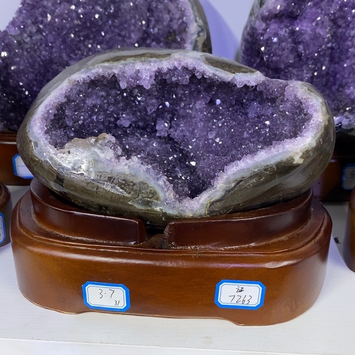 钱袋子未镶嵌紫晶小潘