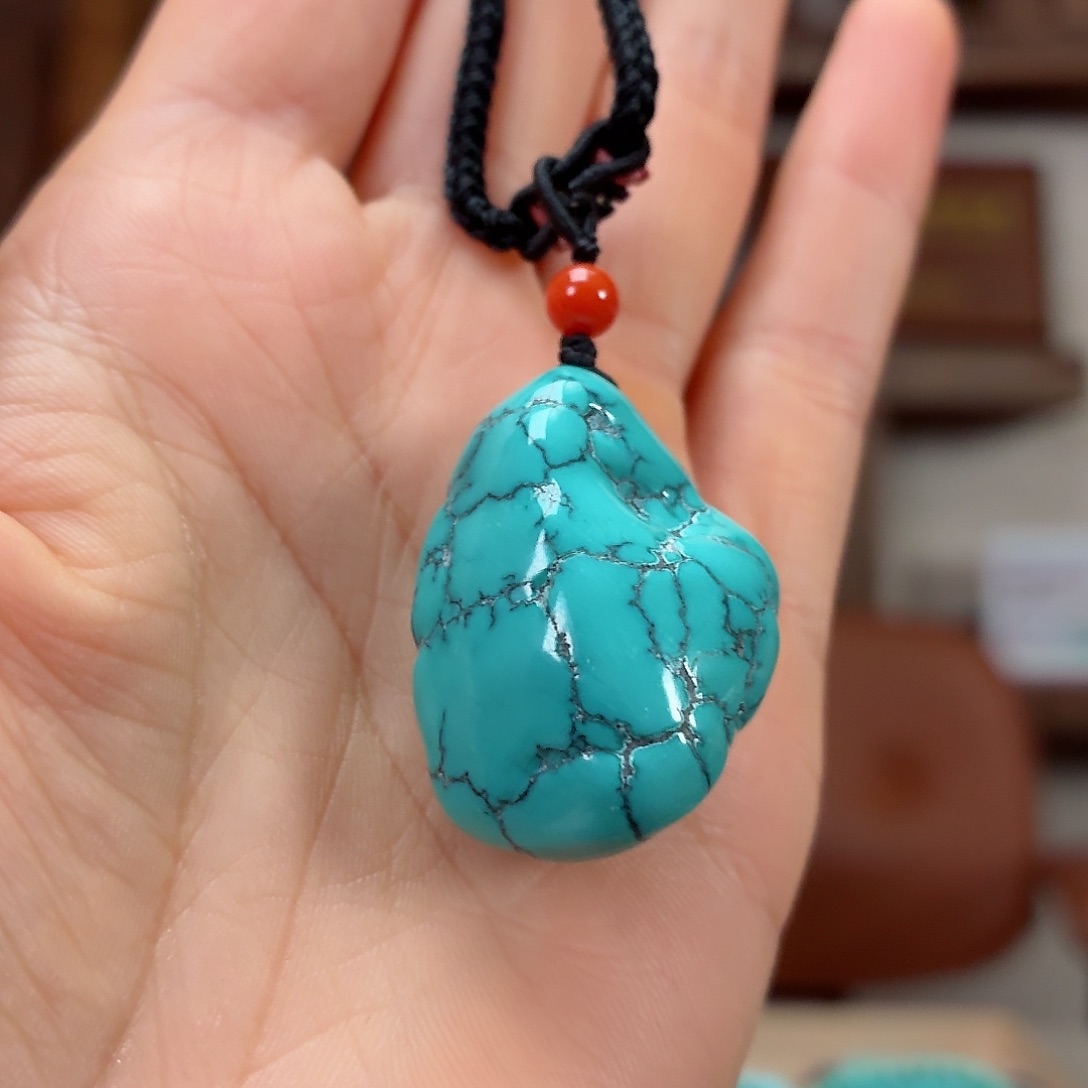 未镶嵌绿松石珠宝奇石