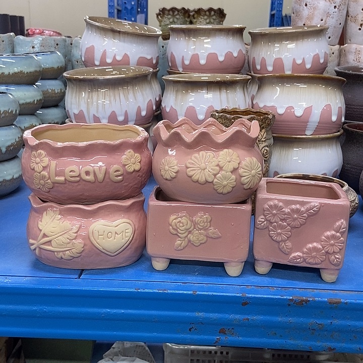 花盆单场满9.9发货瑕疵捡漏五个