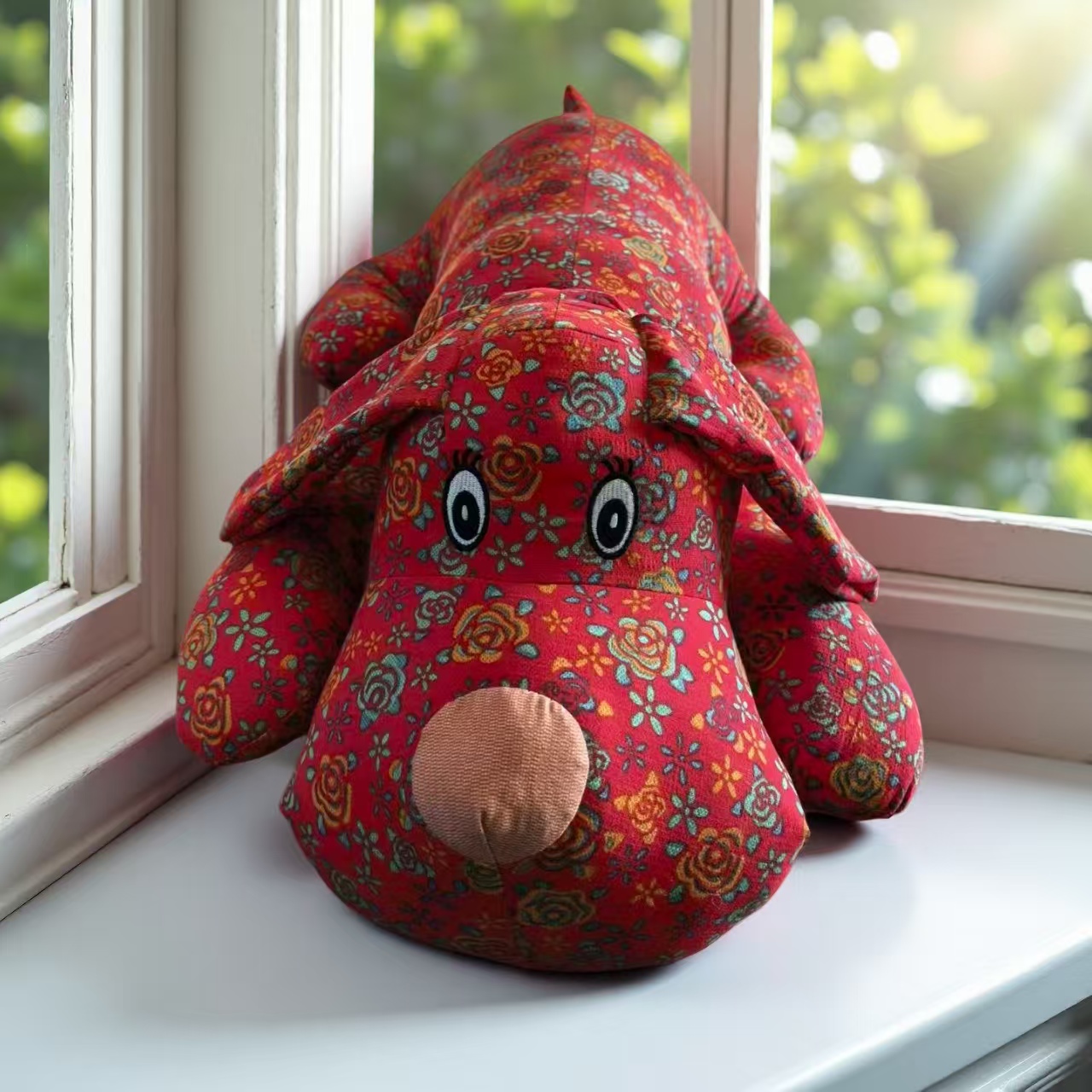 纯棉双层纱玩偶--趴趴旺财狗-旺福