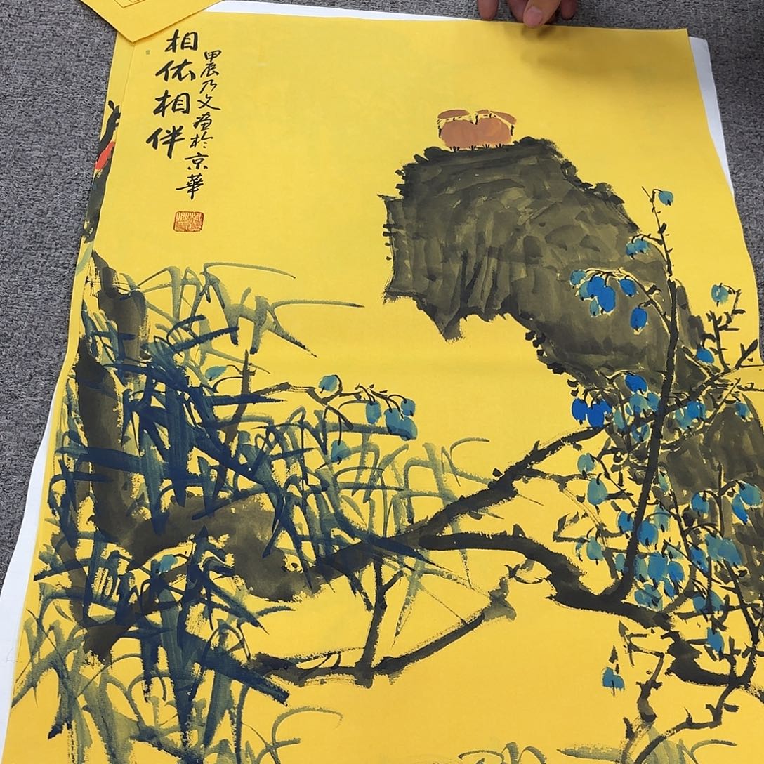 国画国画作品多次在国内外