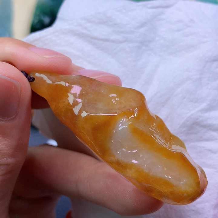 翡翠未镶嵌吊坠(不含链) 2591
