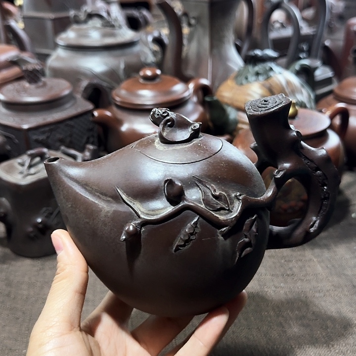 泥塑沉****。紫砂壶茶具壶