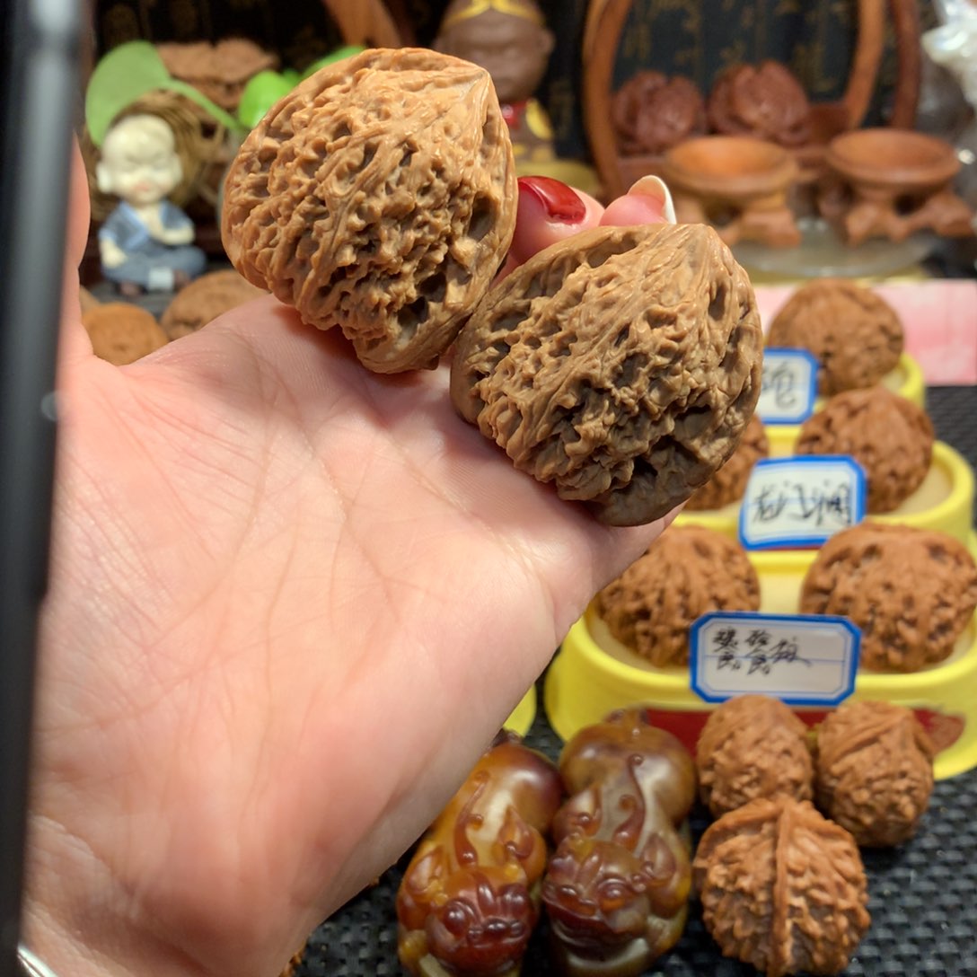 文玩核桃把件老款丑南疆