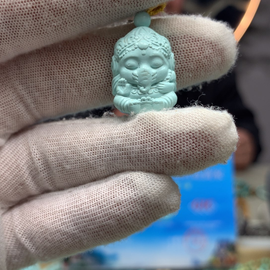 绿松石挂件未镶嵌