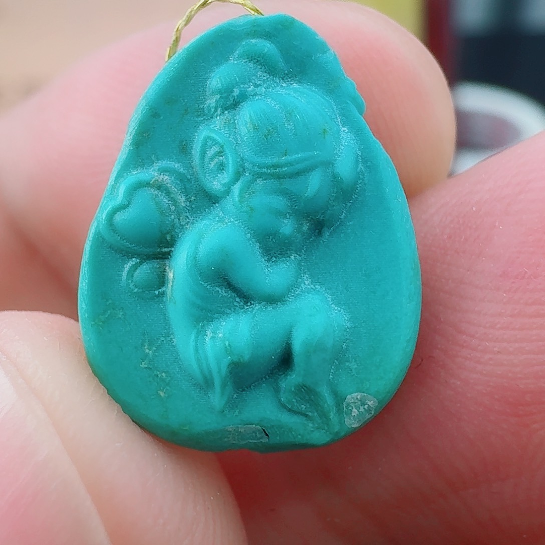 绿松石未镶嵌配饰