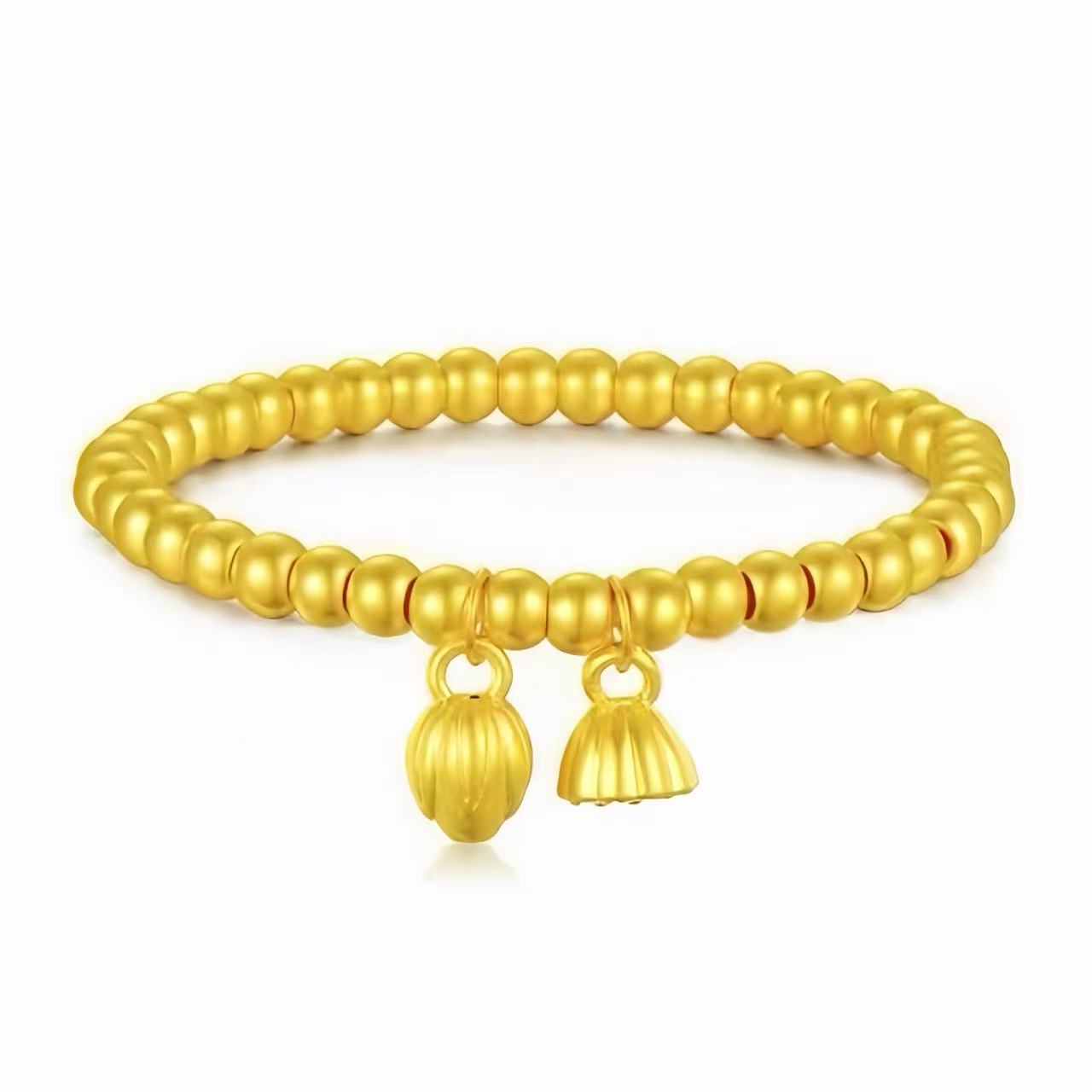 （七七同款）精美两世欢莲蓬手串【活动专属】Q712卡4mm合金珠