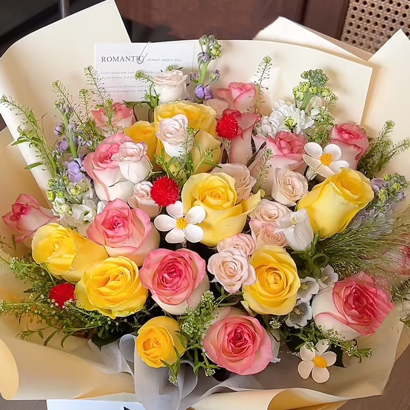 A4【浪漫沙滩+碎冰蓝+艾莎鲜花组合一单冷链包邮 已发货不支持退款