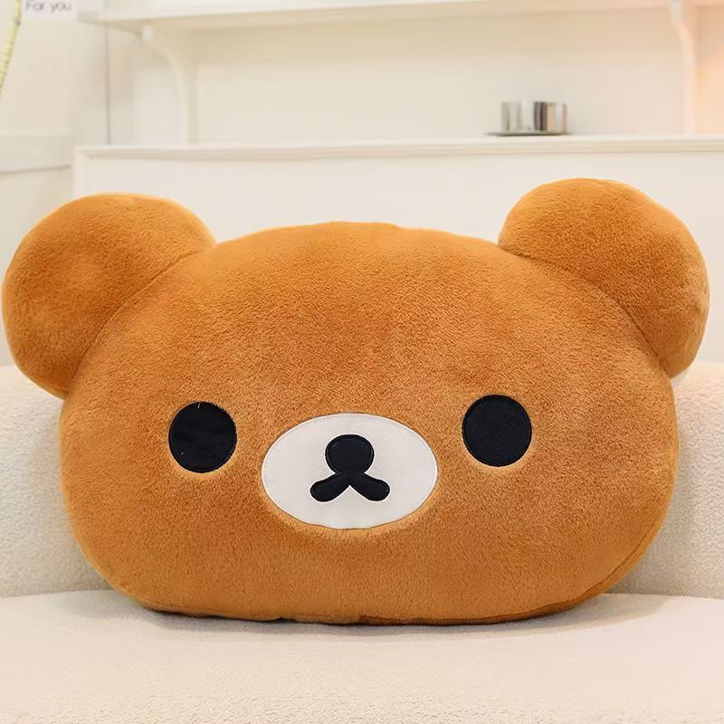 毛绒玩具轻松双面熊1个【60cm】儿童玩偶（测量误差2~3cm）