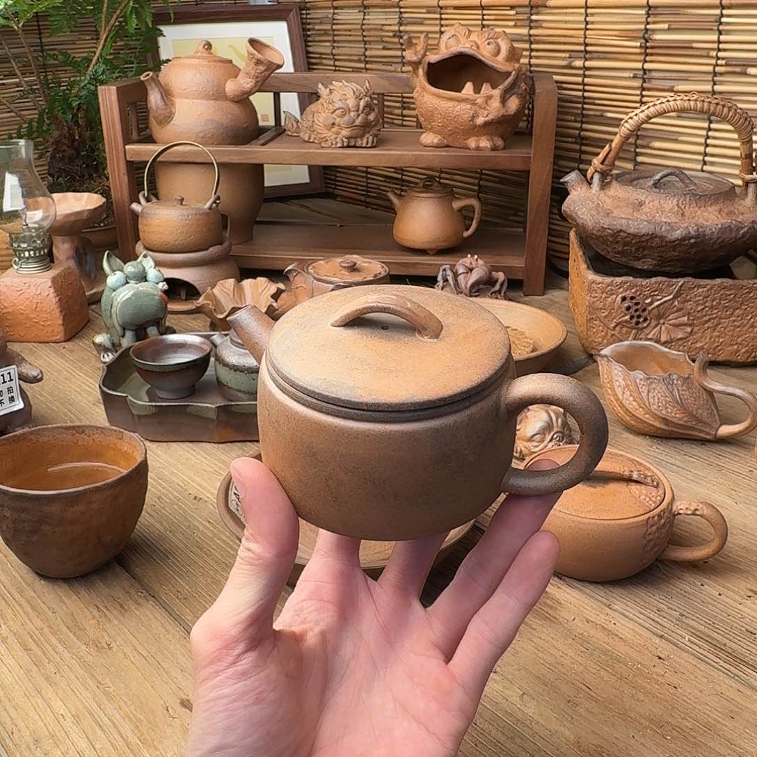 原矿老岩泥茶器系列