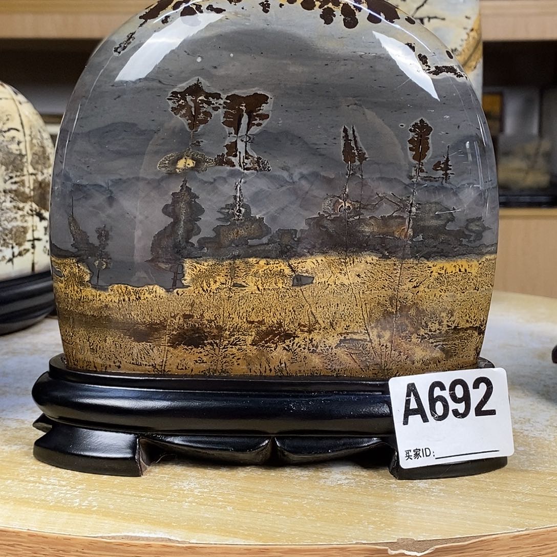 海***@印石昌化石广西国画石摆件