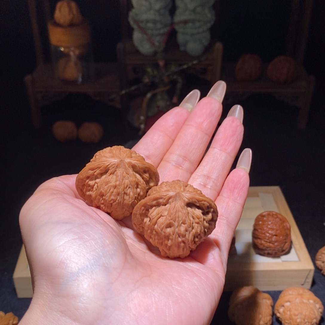 吊坠文玩核桃磨盘41