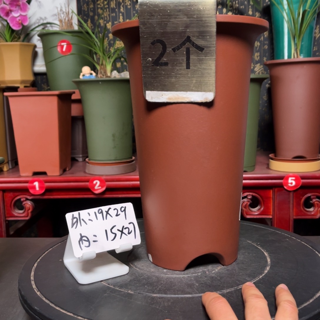 紫砂花盆紫砂花盆