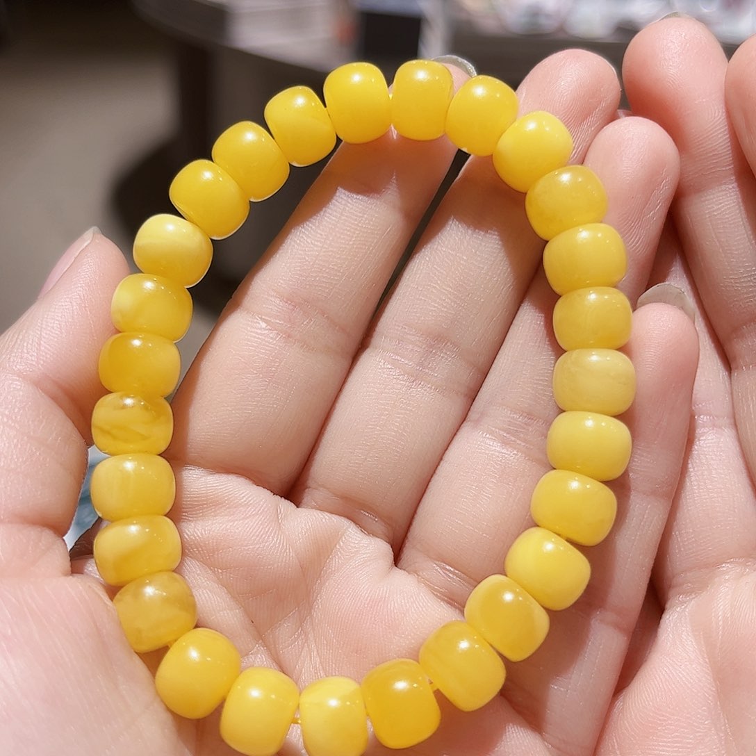 未镶嵌琥珀手链手串