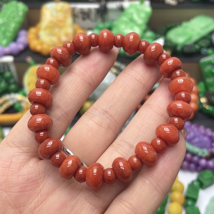 翡翠未镶嵌手链手链28