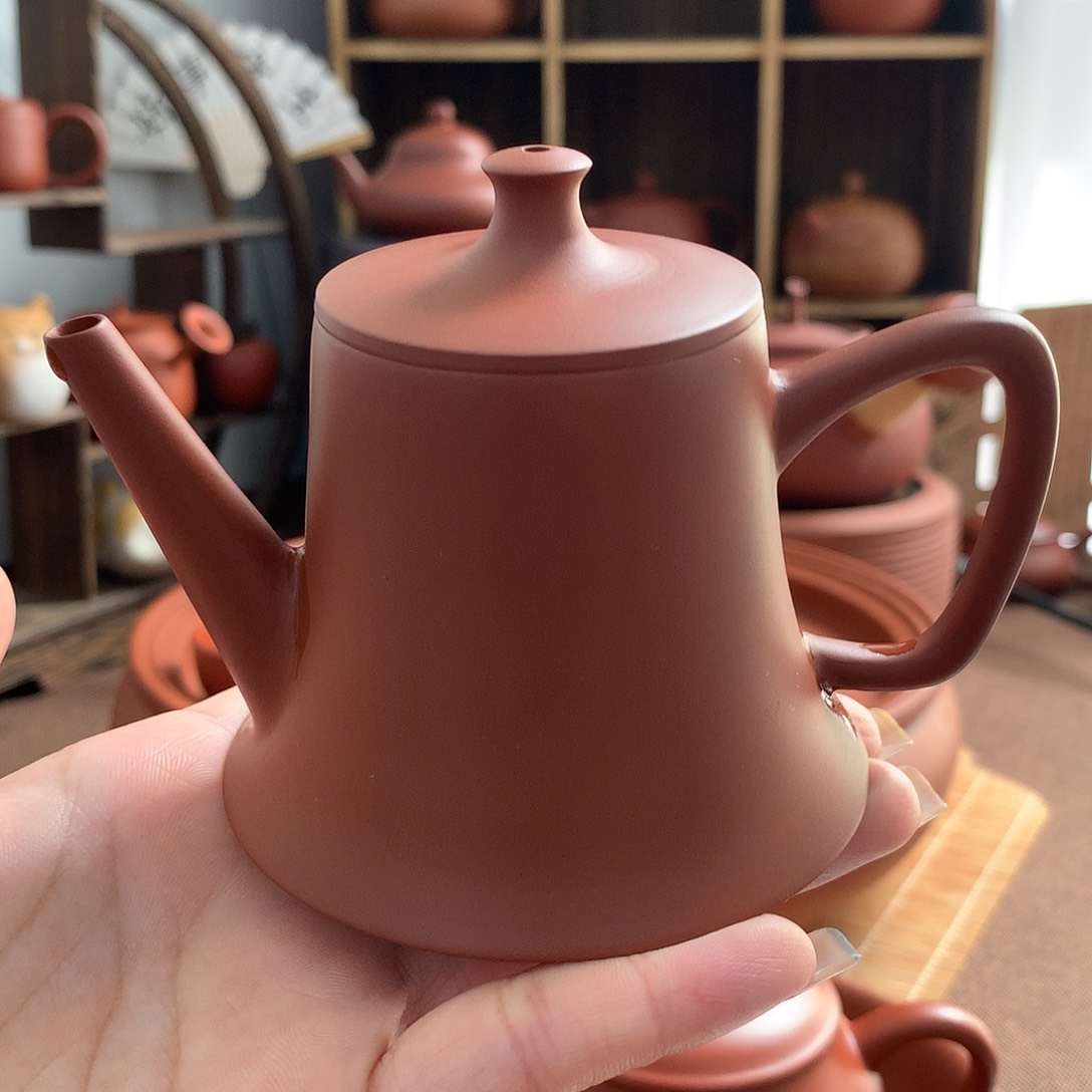 神***茶潮州原矿朱泥手拉壶125cc开运
