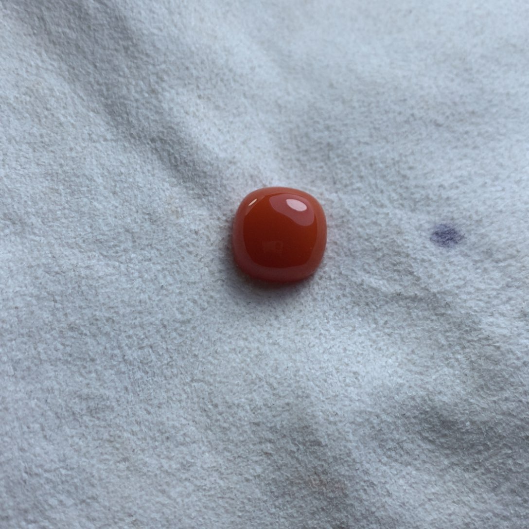 南红玛瑙戒面未镶嵌懒****猫