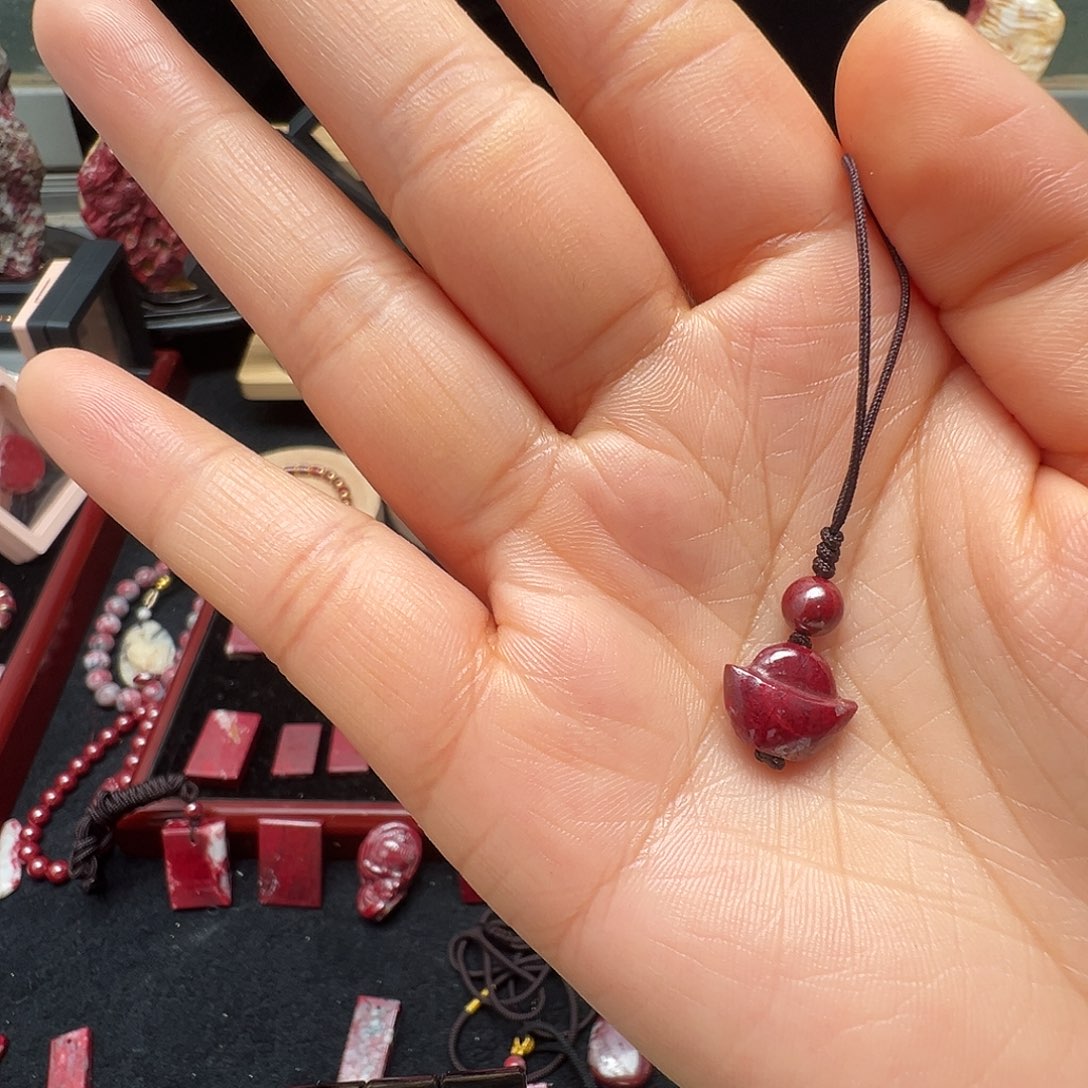 天然辰砂天然朱砂原矿元宝