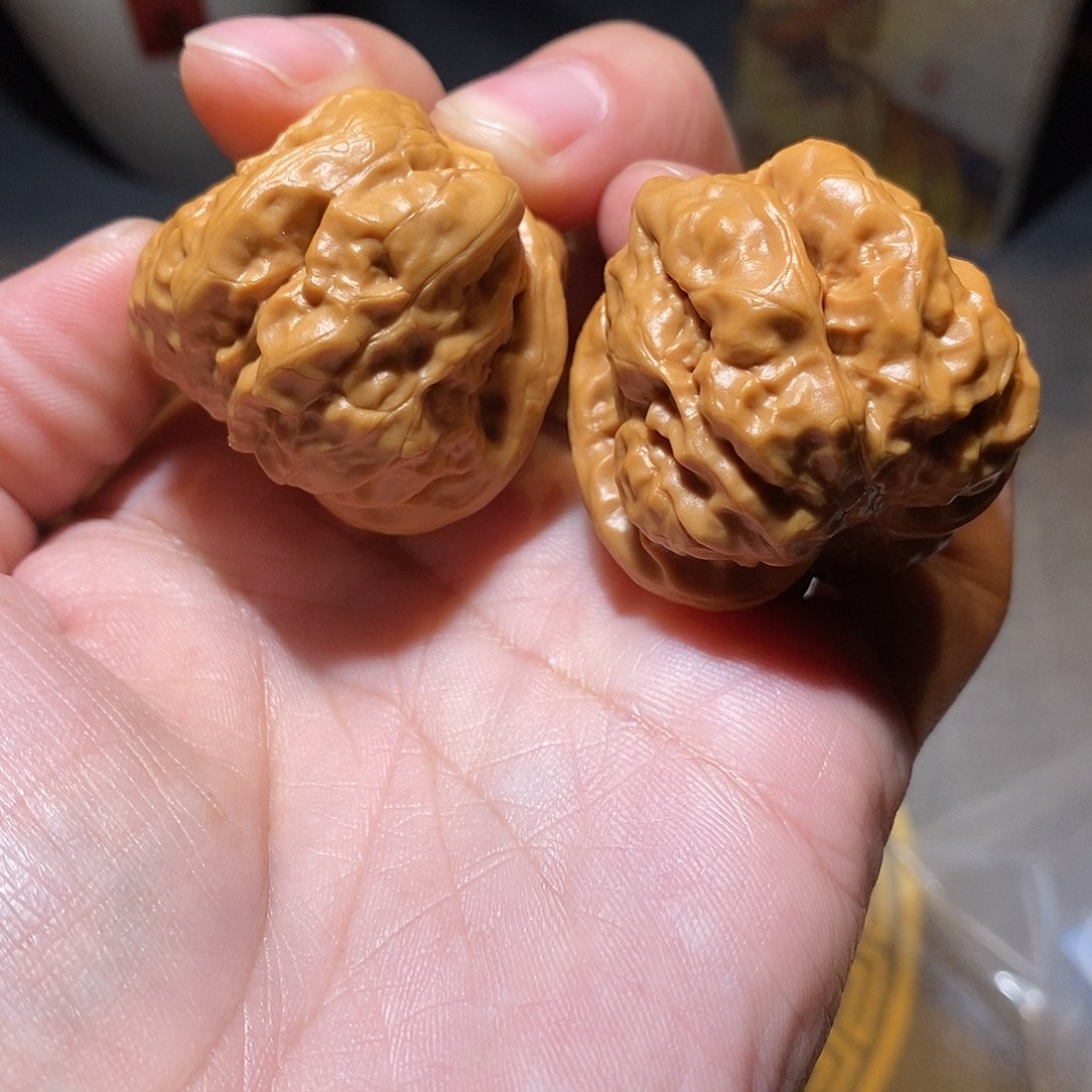 文玩核桃把件全品无修36尺怀柔蛤蟆头