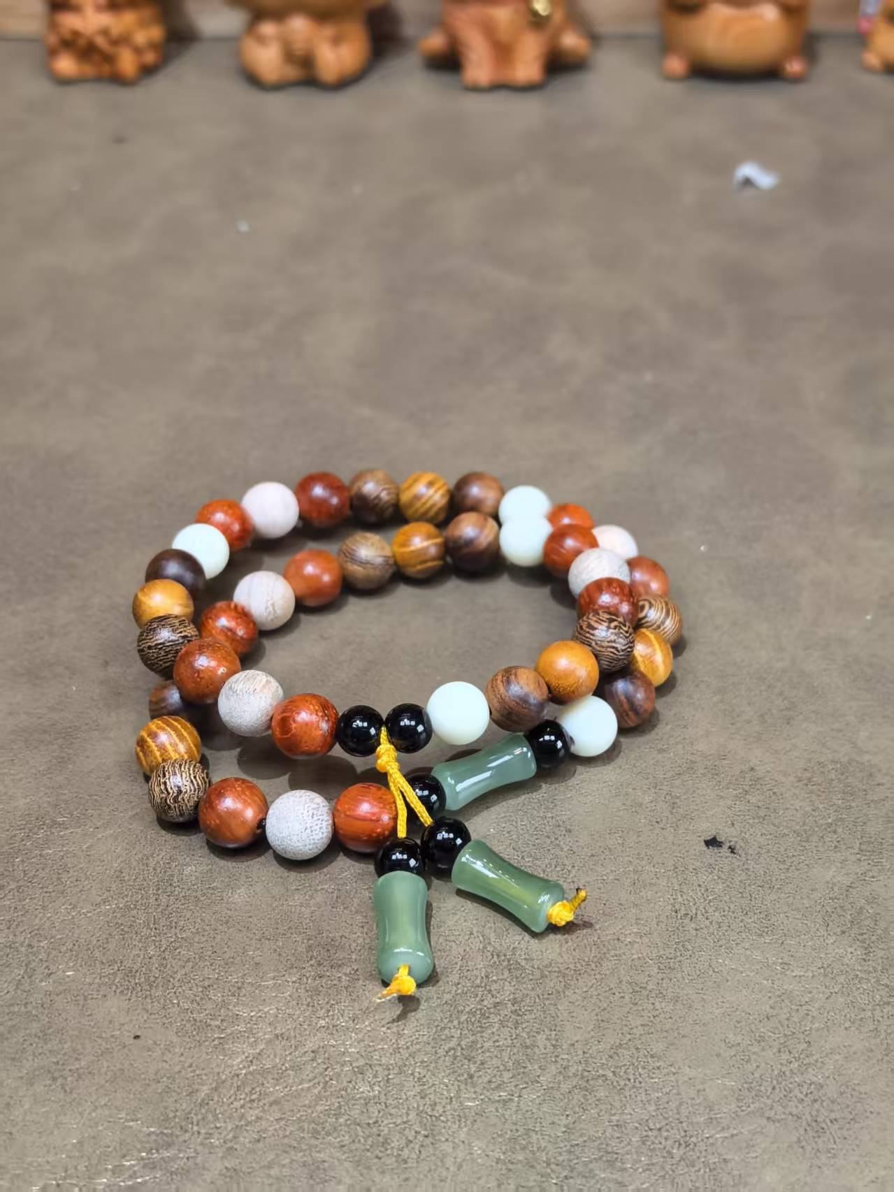 精选多宝0.8双圈手串搭配（无礼盒）A086