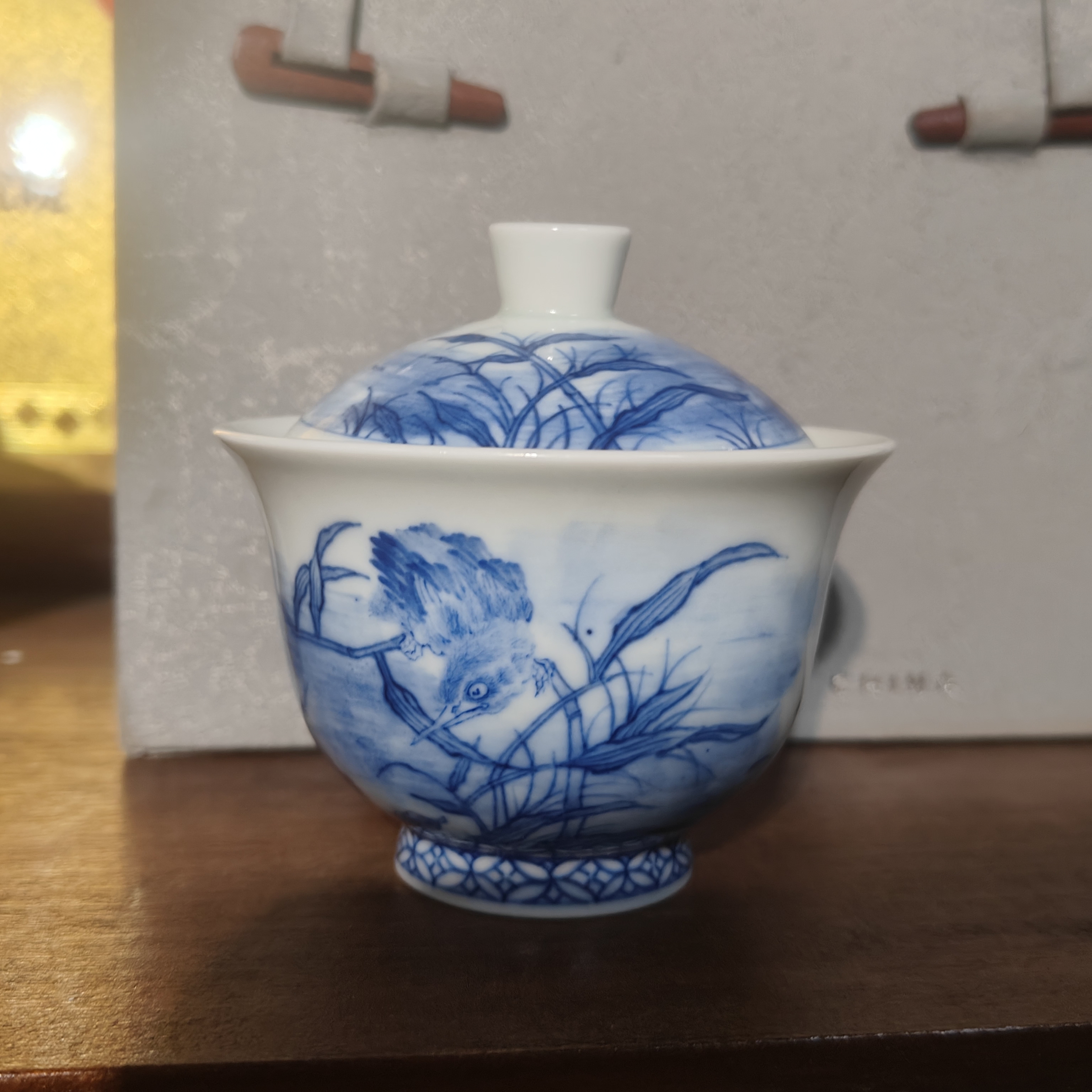 福利款微瑕单翠盖碗