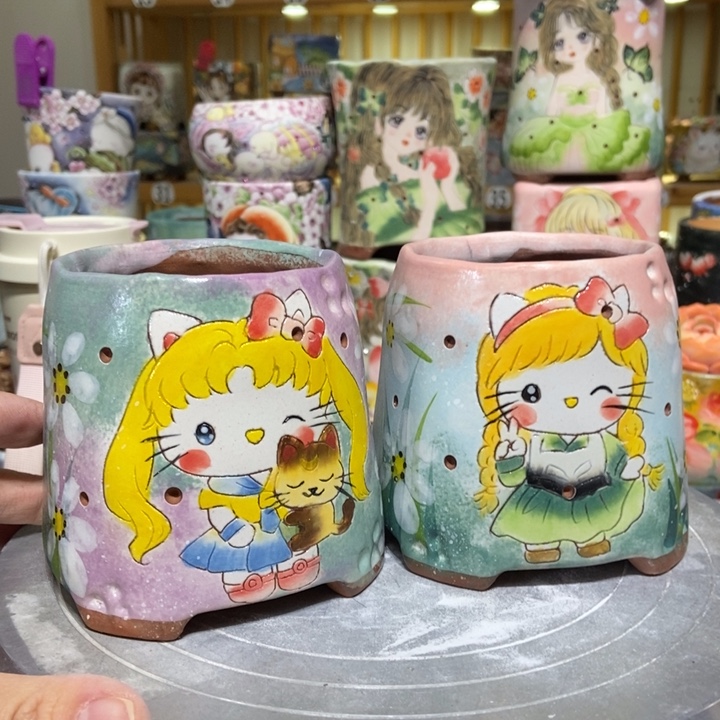 景德镇艺术手绘作品