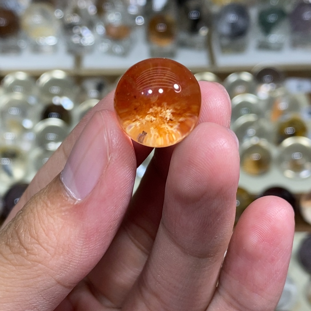 微***辞未镶嵌珠宝半成品水晶16.5m