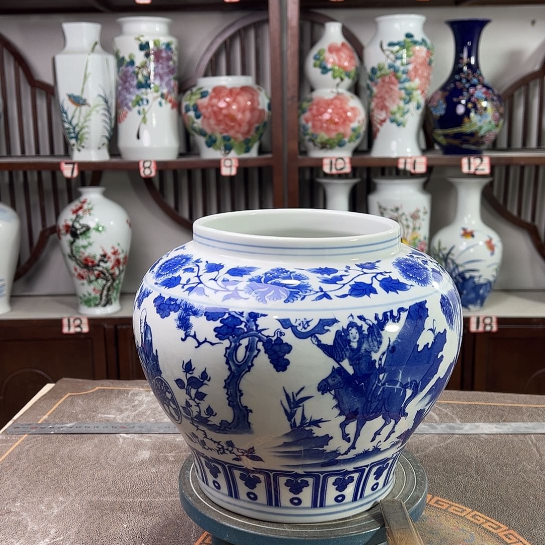 陶摆件景德镇陶瓷鬼谷