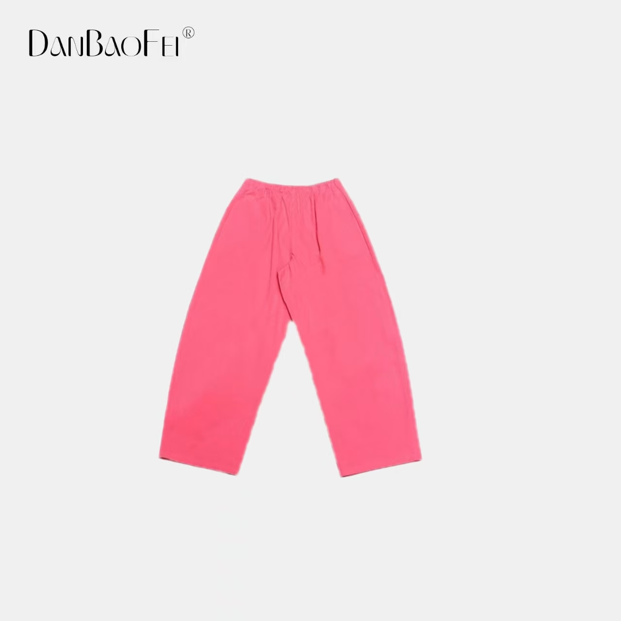 【柠檬预】 极简小众纯色百搭棉质休闲弯刀小布裤 YLM00657