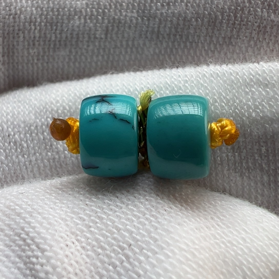 绿松石未镶嵌配饰6.7×4.6