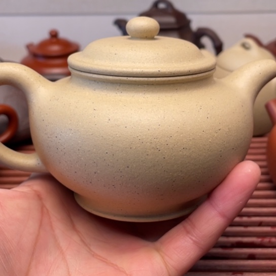 紫砂茶壶空**弹紫砂壶全手工