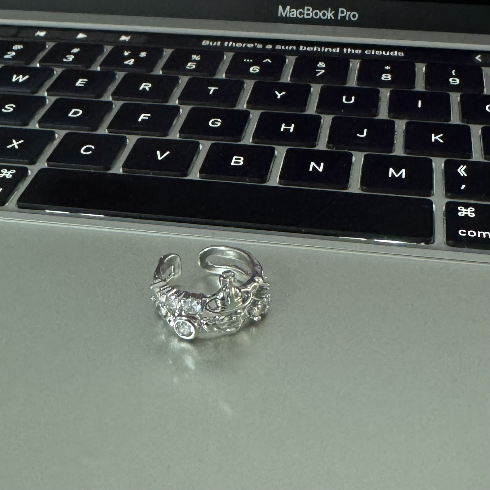 铜合金戒指 1880-双层土星戒指小众设计