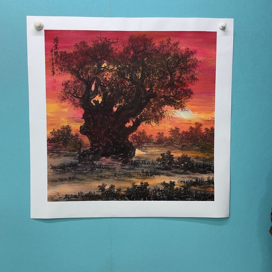 国画李文军教授作品