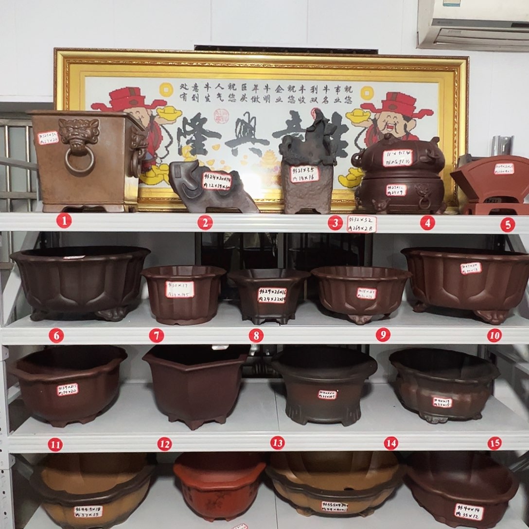 紫砂花盆紫砂花盆