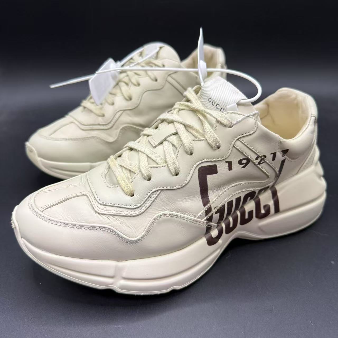 95新 GUCCI/古驰 【聚星好物】男士1921休闲老爹鞋39.5欧码b028d