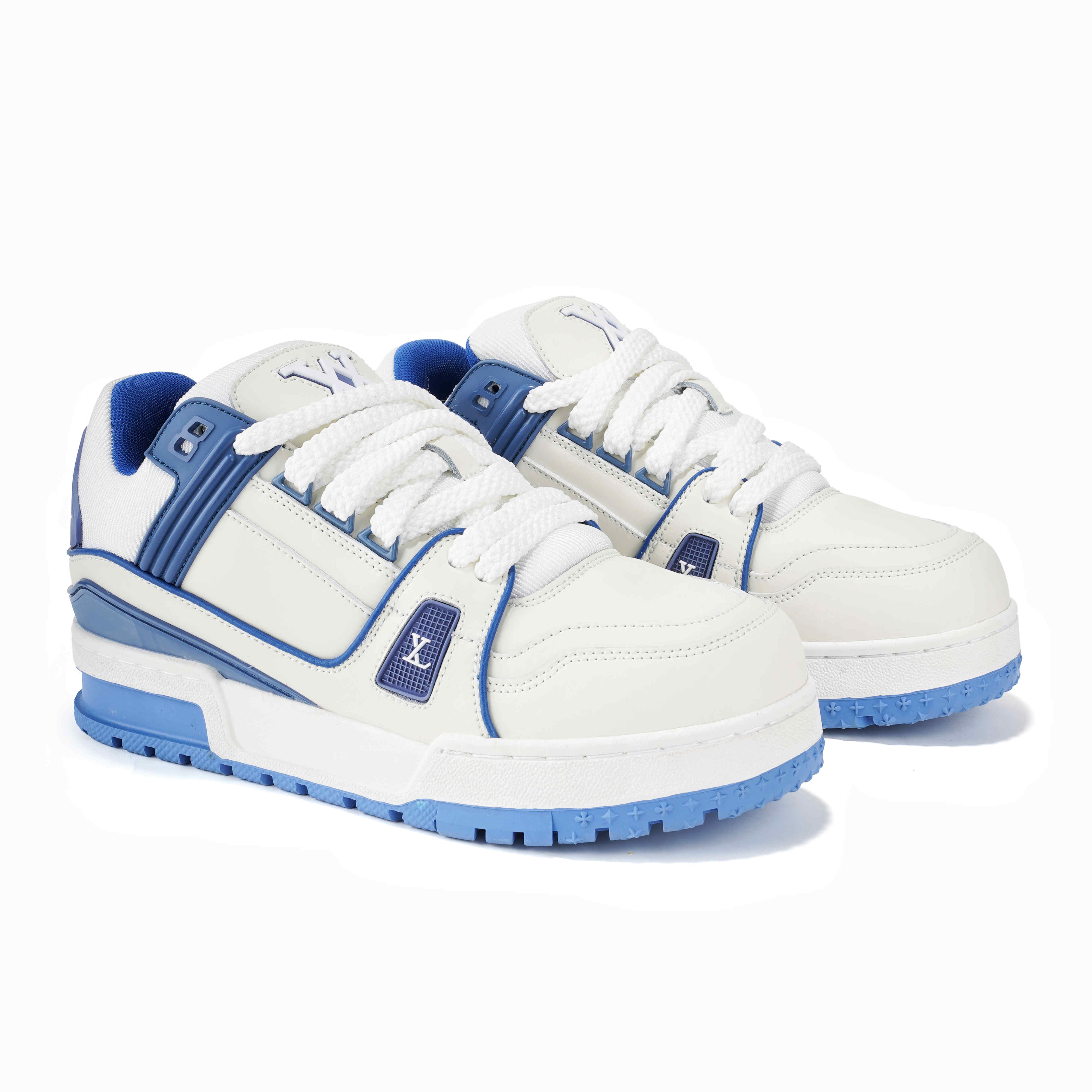 LUGUENTZ莆田鞋高版本L驴家小胖丁厚底面包鞋运动休闲男板鞋波点