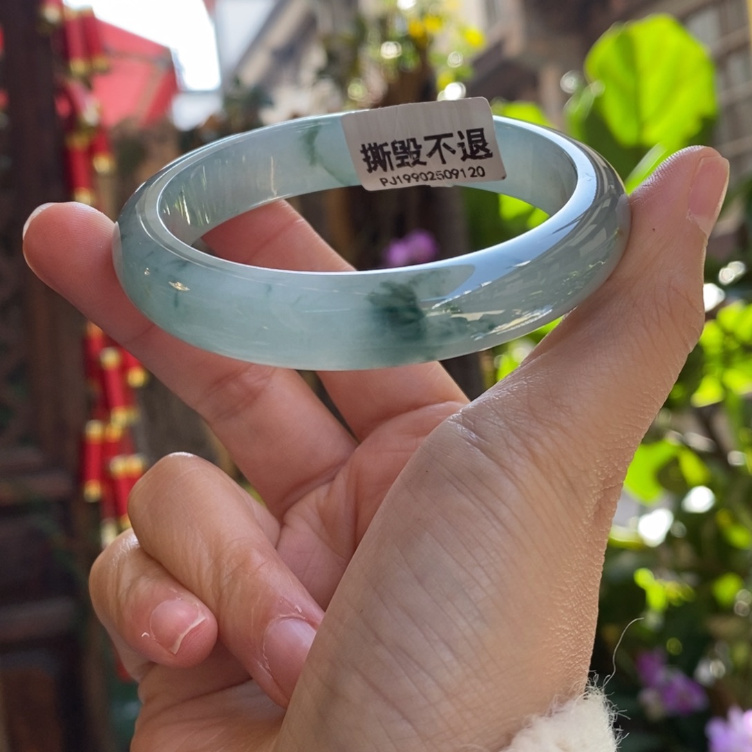 未镶嵌手镯翡翠56圈