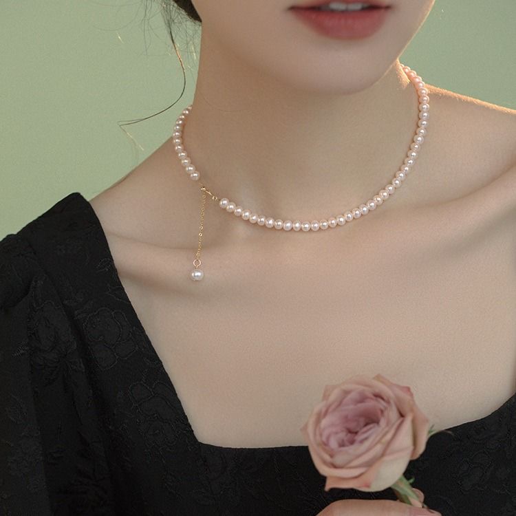 baby极光白小米珠项坠精致女人有[运费险]