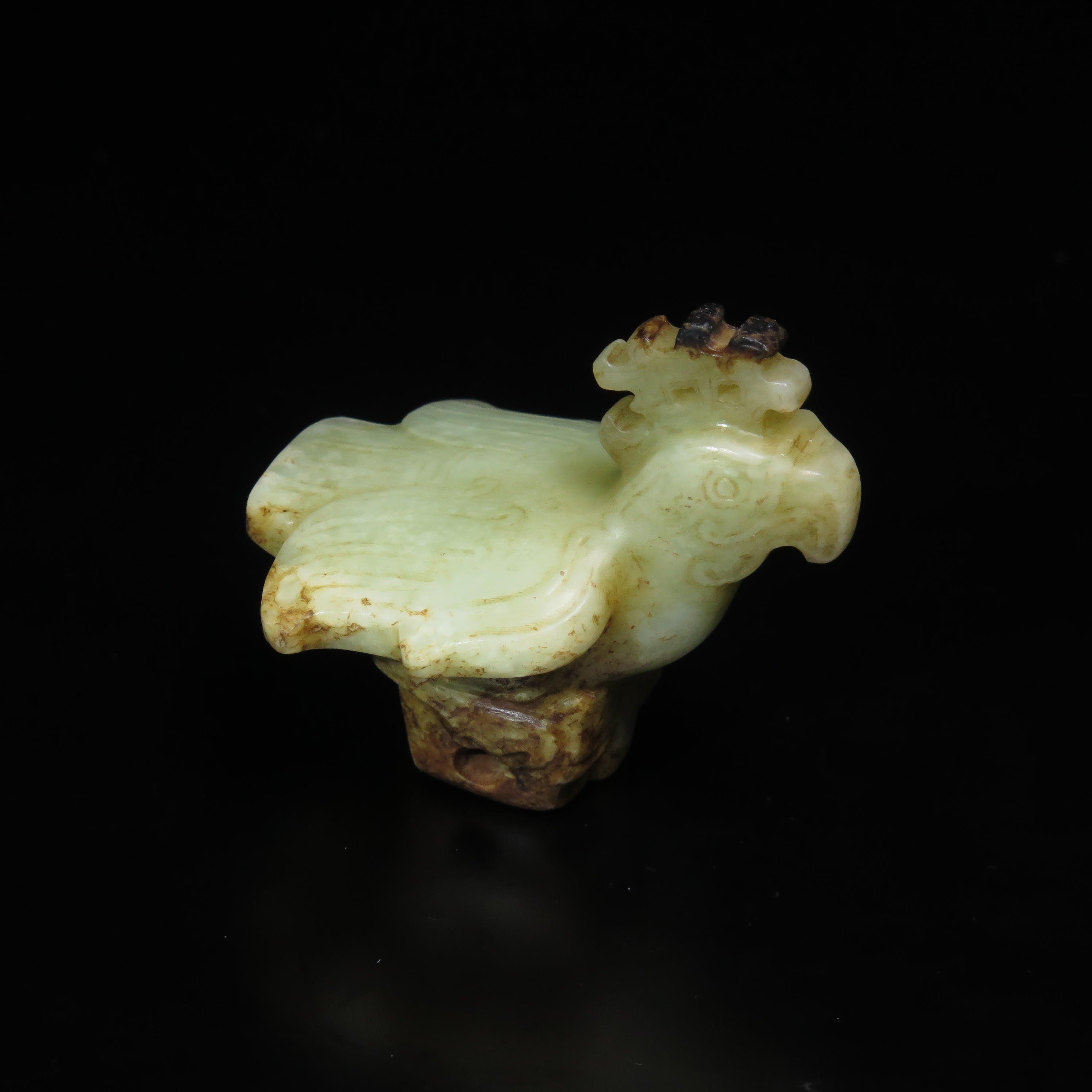 明代玉鸟/MZ486915/和田玉/民族文物