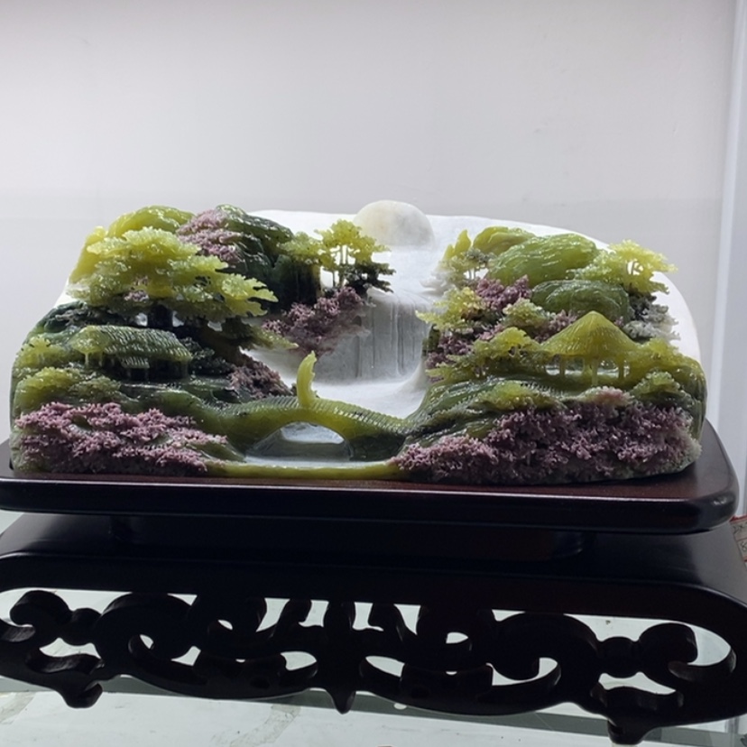 【闪购商品】绿泥石云母质玉（岫岩玉）珠宝奇石未镶嵌