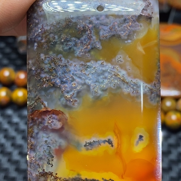 玛瑙/玉髓颈饰未镶嵌淡*