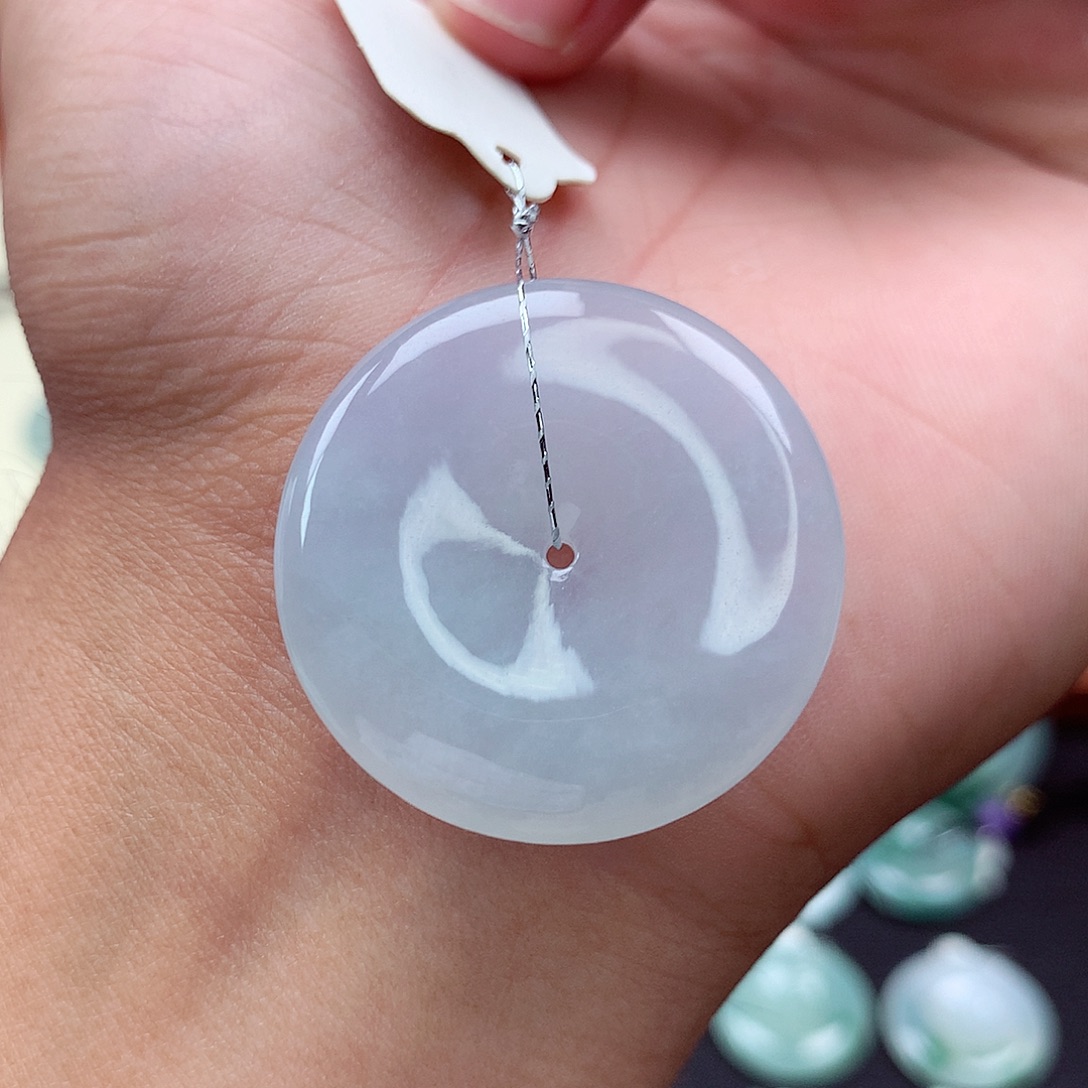 翡翠未镶嵌颈饰10 尺寸32.5-6