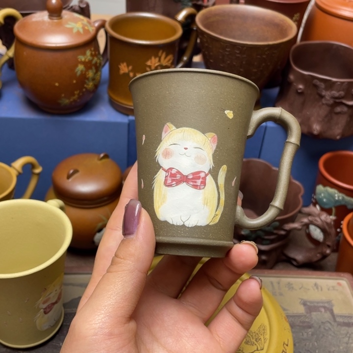 紫砂茶杯紫砂主人杯