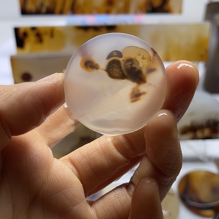 玛瑙/玉髓未镶嵌吊坠(不含链)