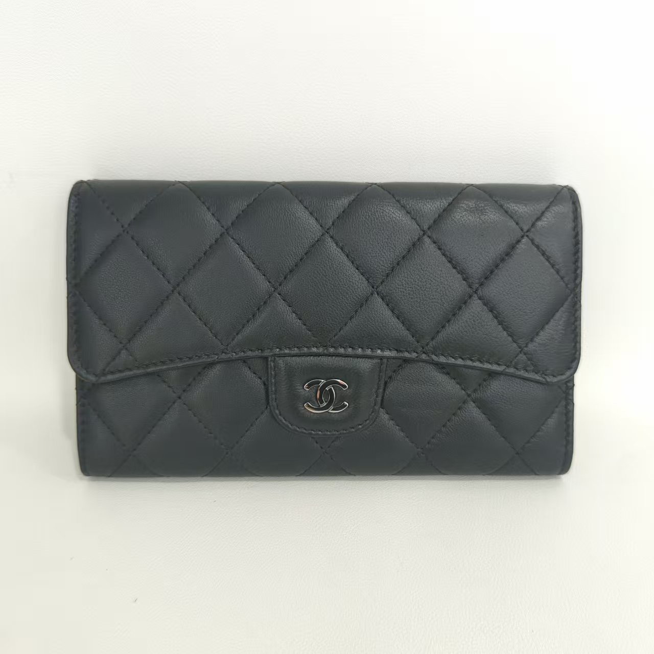 95新 Chanel/香奈儿 捐金沉珠/cf钱包