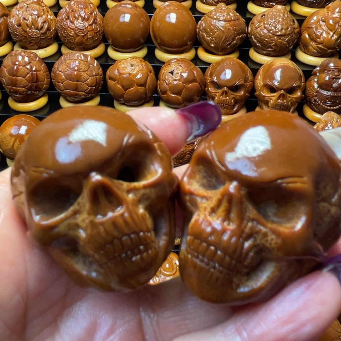 把件橄榄核橄榄球