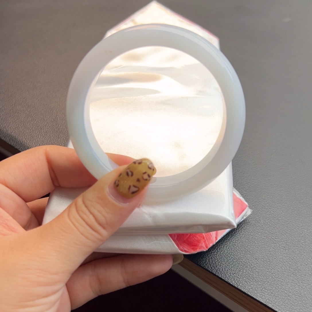 翡翠未镶嵌手镯53-54