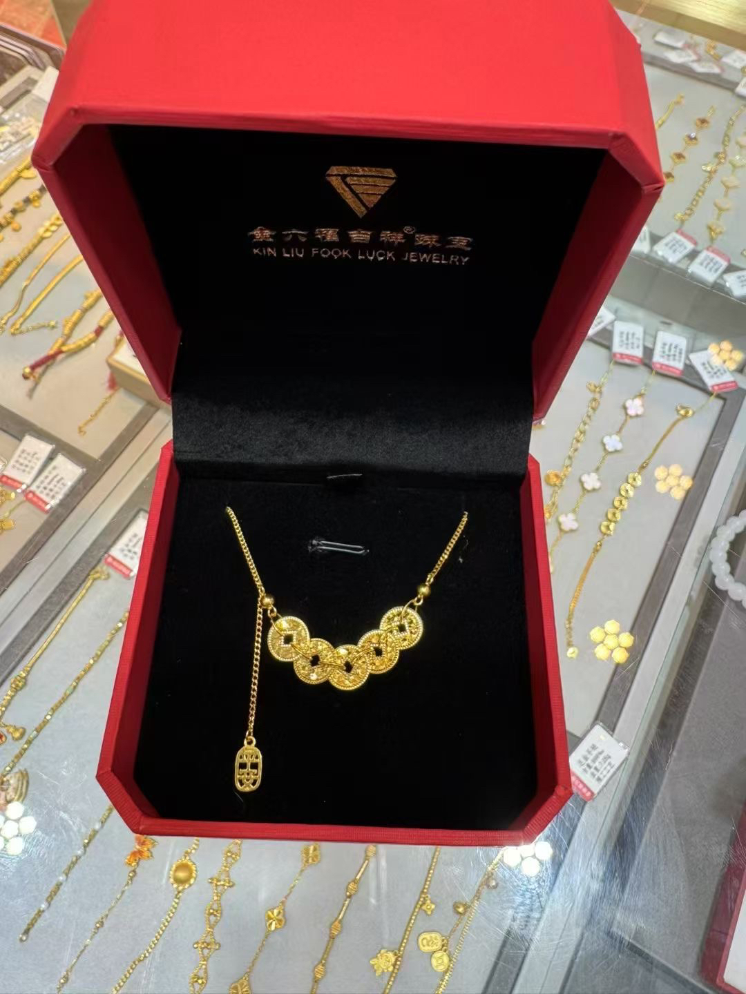 碎碎冰五帝币套链轻奢百搭送礼佳选